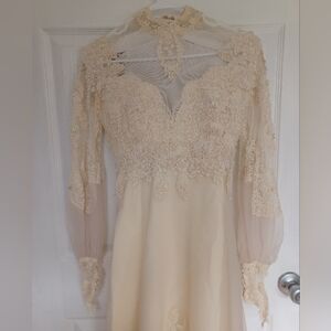 SOLD Vintage Boho Victorian Wedding Dress